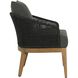 Capri Natural / Gracebay Grey Outdoor Lounge Chair
